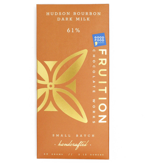 Hudson Bourbon Dark Milk 61% - Fruition Chocolate