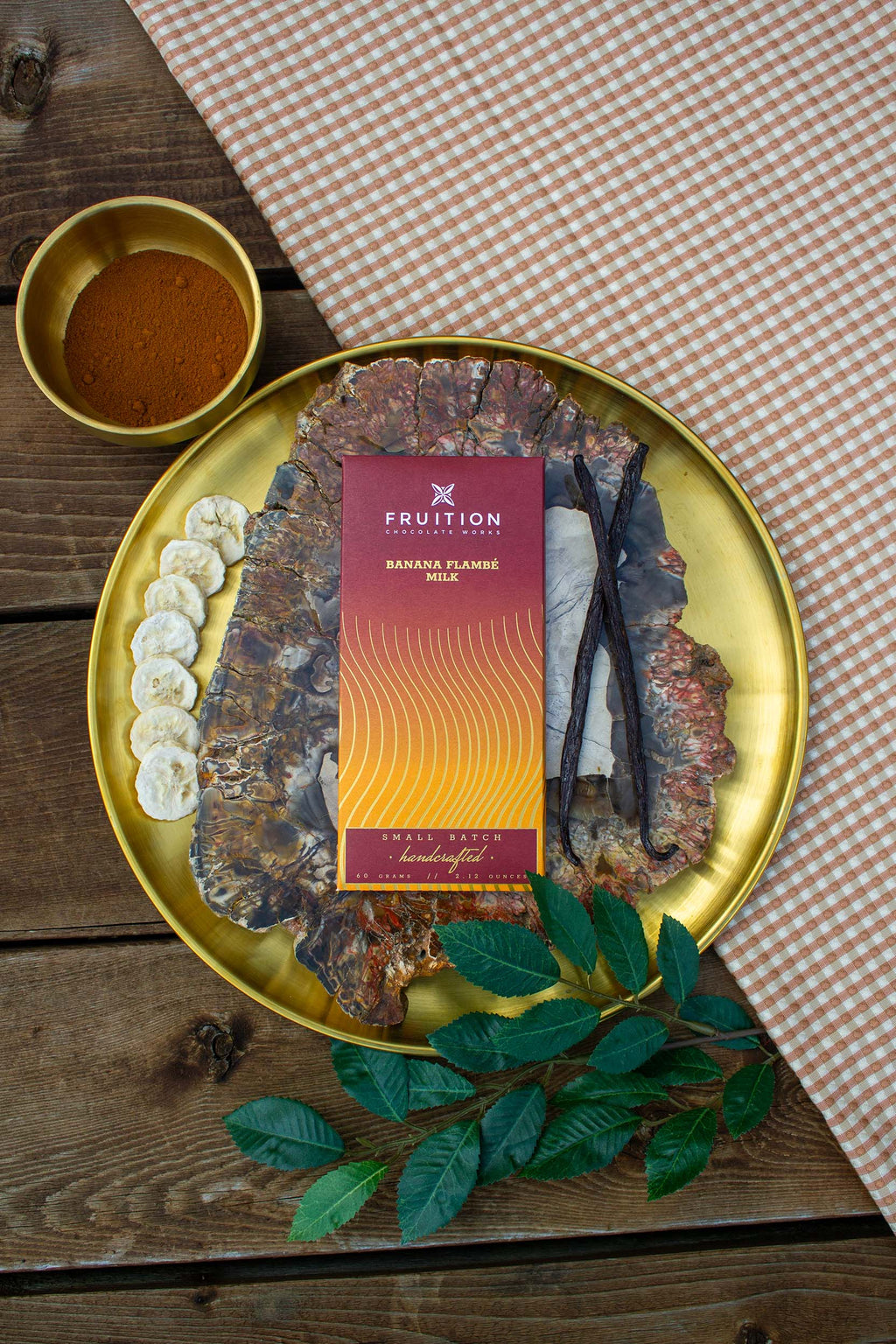 Banana Flambe Milk Chocolate - Fruition Chocolate