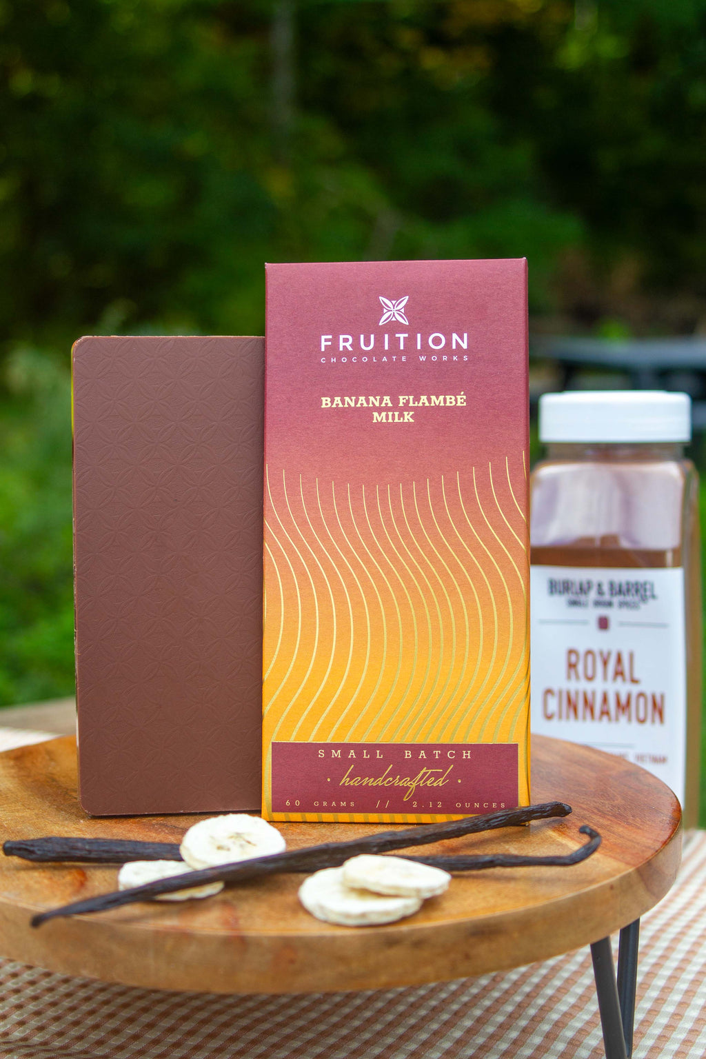Banana Flambe Milk Chocolate - Fruition Chocolate