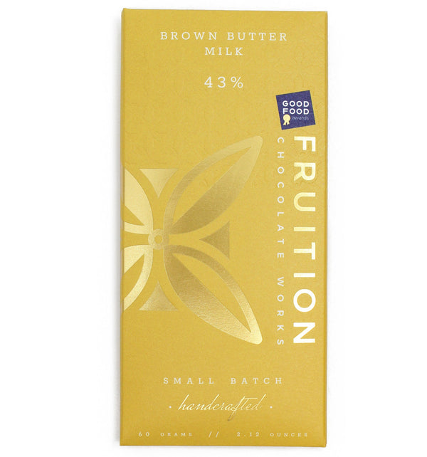 Brown Butter Milk Chocolate 43% - Fruition Chocolate