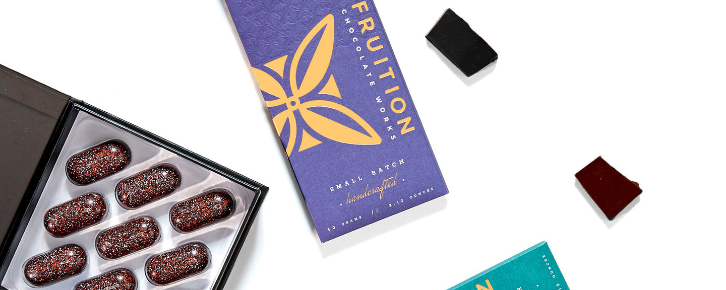 Fruition Chocolate Works - Chocolate Gifts - Bean to Bar chocolate and confections
