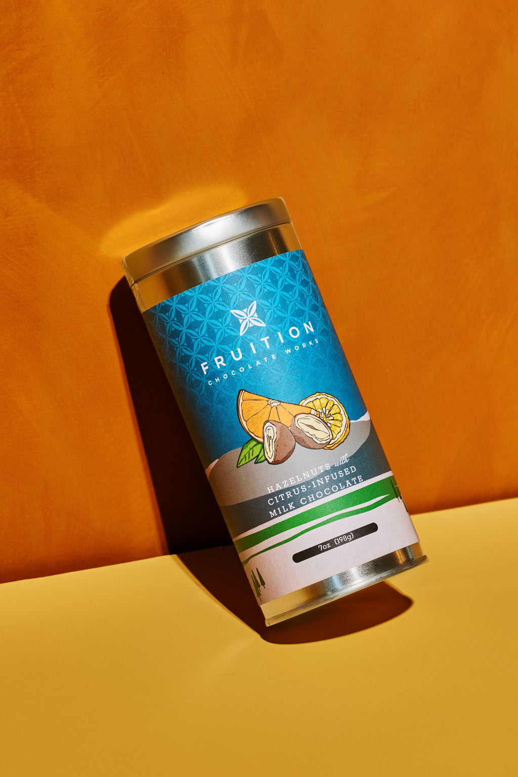 Hazelnuts with Citrus-Infused Milk Chocolate - Fruition Chocolate