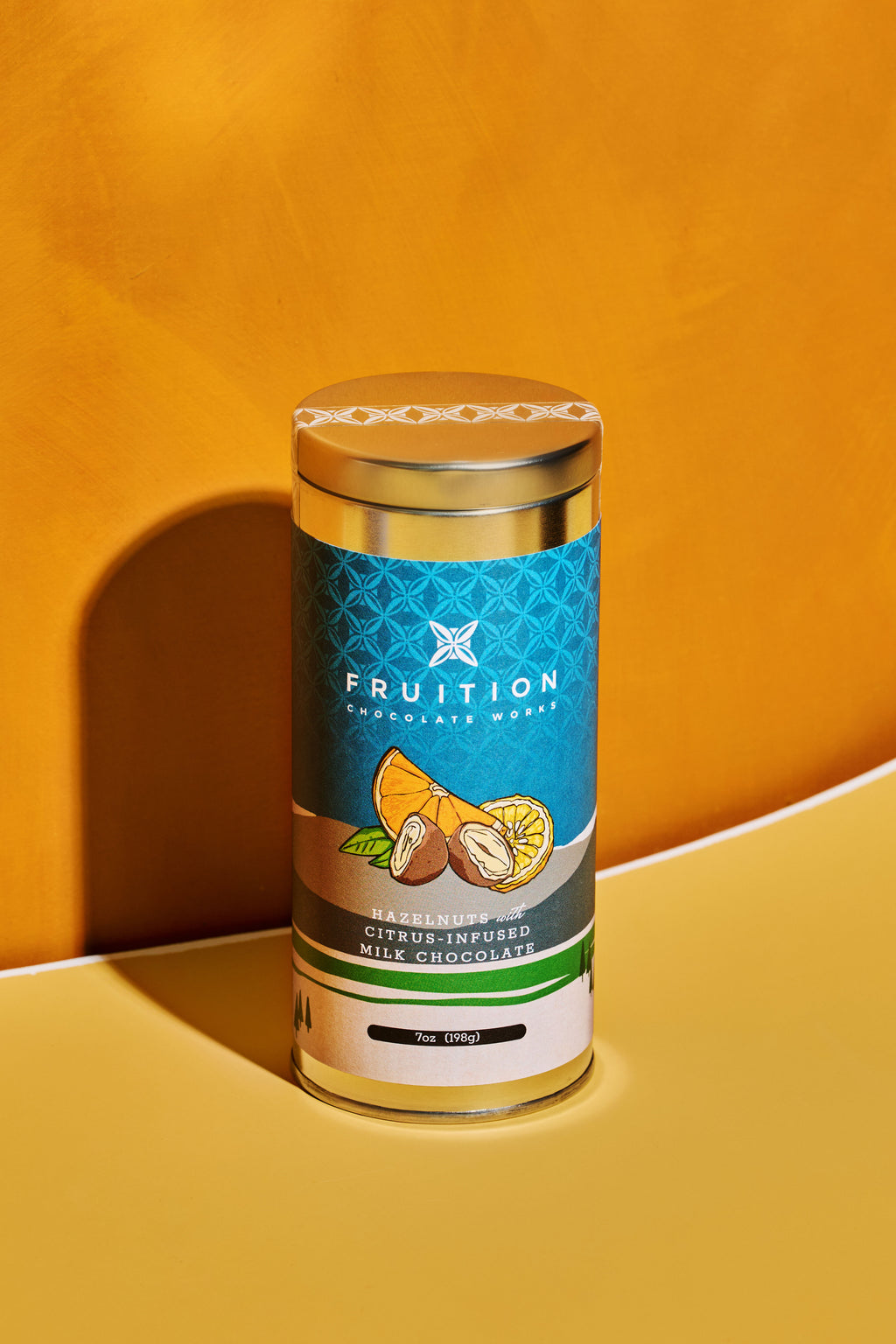 Hazelnuts with Citrus-Infused Milk Chocolate - Fruition Chocolate