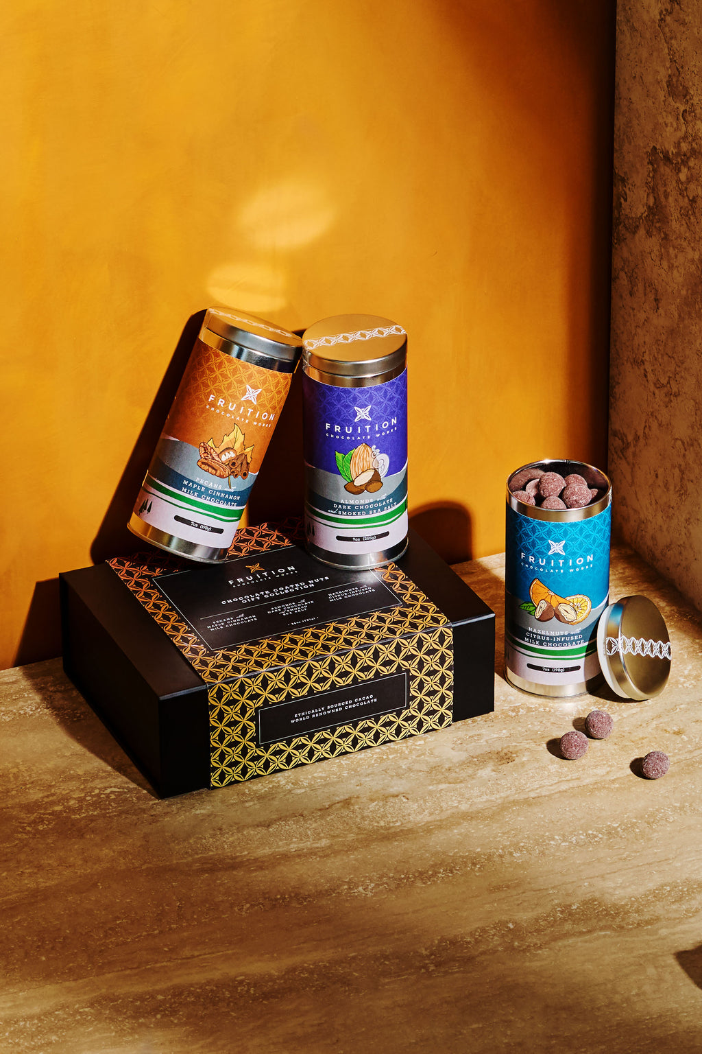 Chocolate Covered Nuts Gift Box - Fruition Chocolate