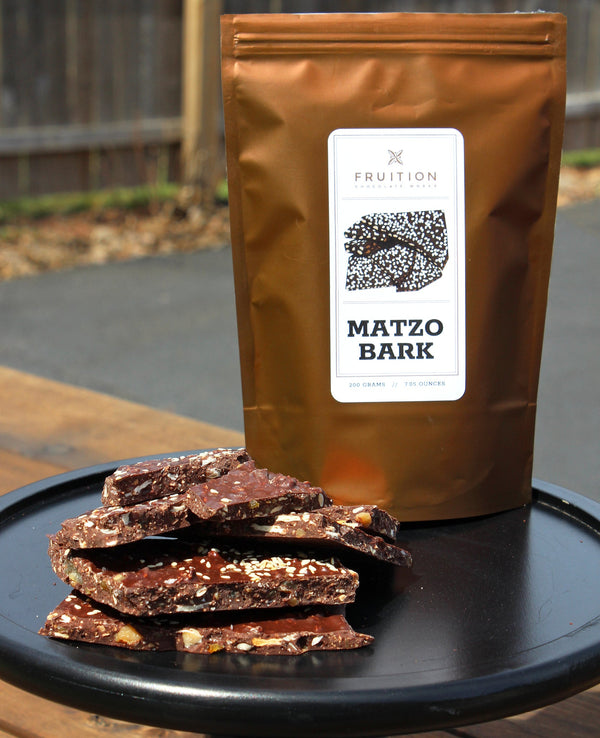 Dark Chocolate Matzo Bark - Fruition Chocolate