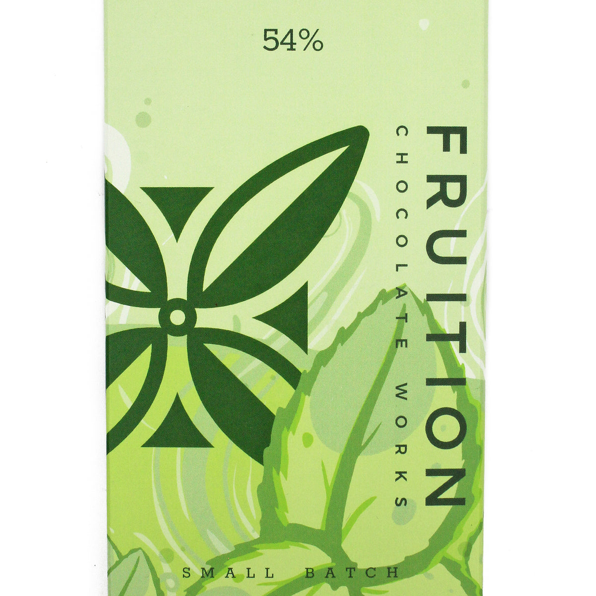 果物 mint Mint Milk Chocolate | 54% Dark Milk Bar - Fruition Chocolate
