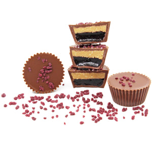 Peanut Butter and Jelly Cups - Fruition Chocolate Works