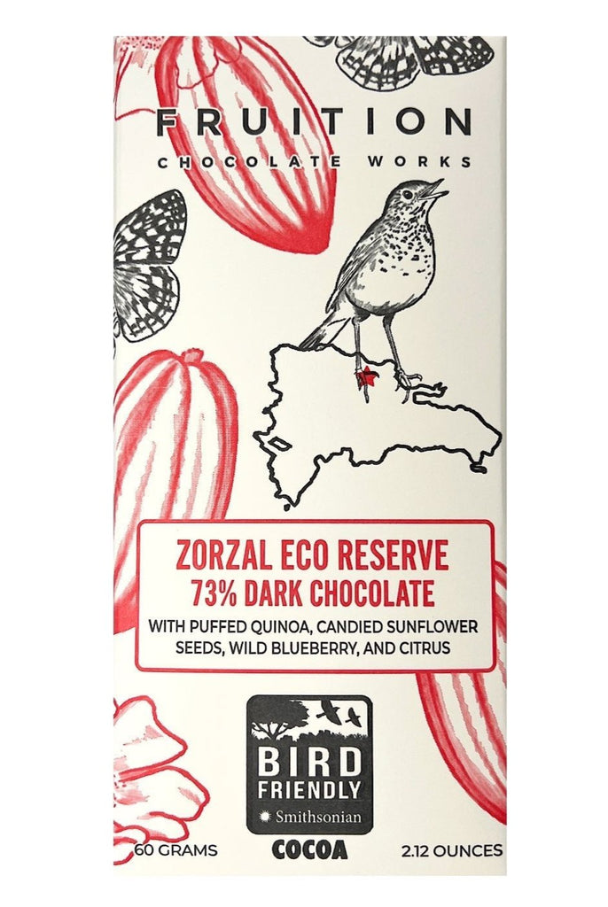 Zorzal Eco Reserve 73% Bird Friendly– Fruition Chocolate