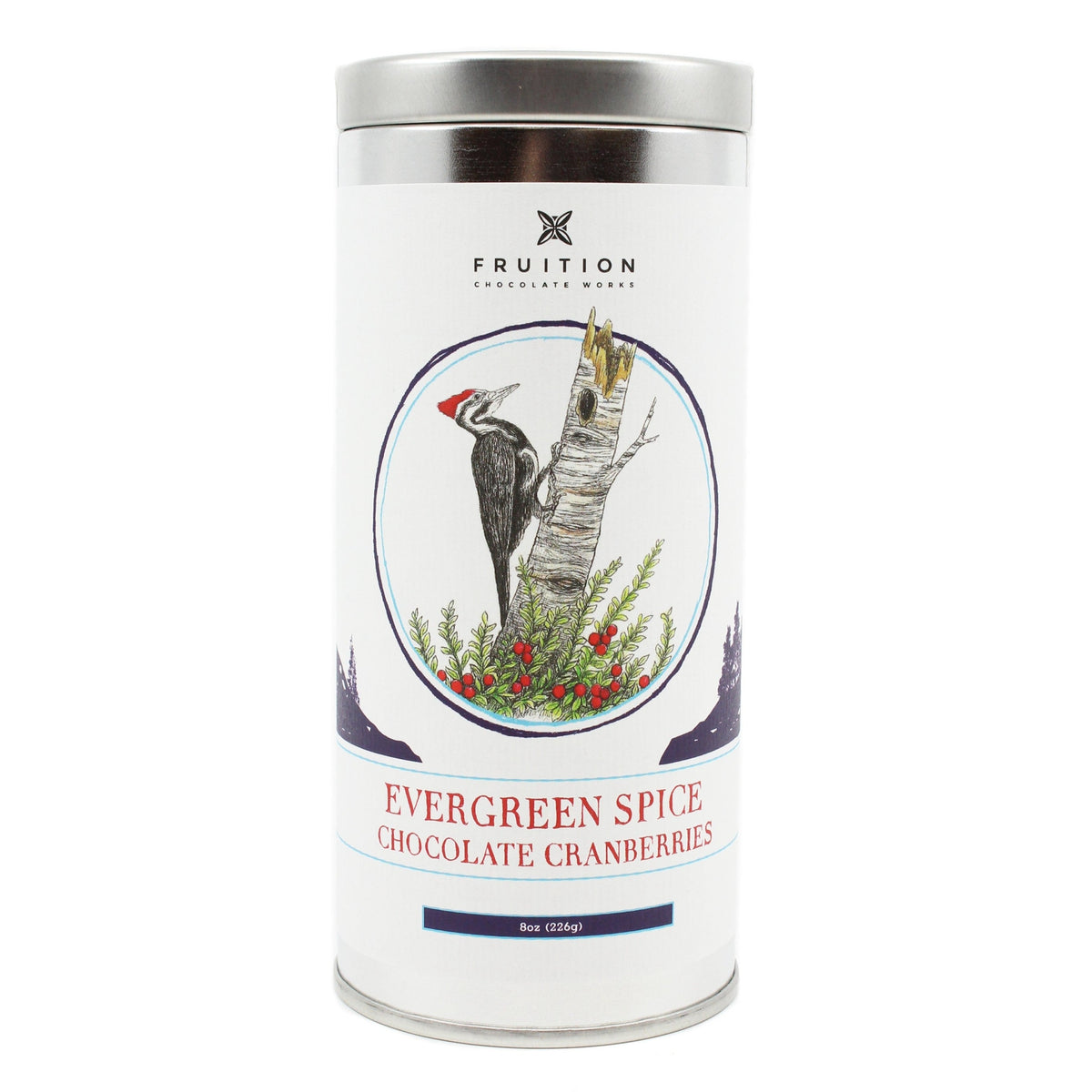 Evergreen Spice Chocolate Cranberries Fruition Chocolate Works