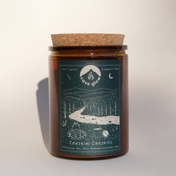 Cave Glow Candle: Celestial Catskills - Fruition Chocolate