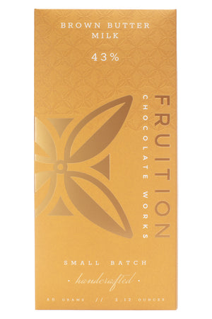 Brown Butter Milk Chocolate Bar - Fruition Chocolate Works
