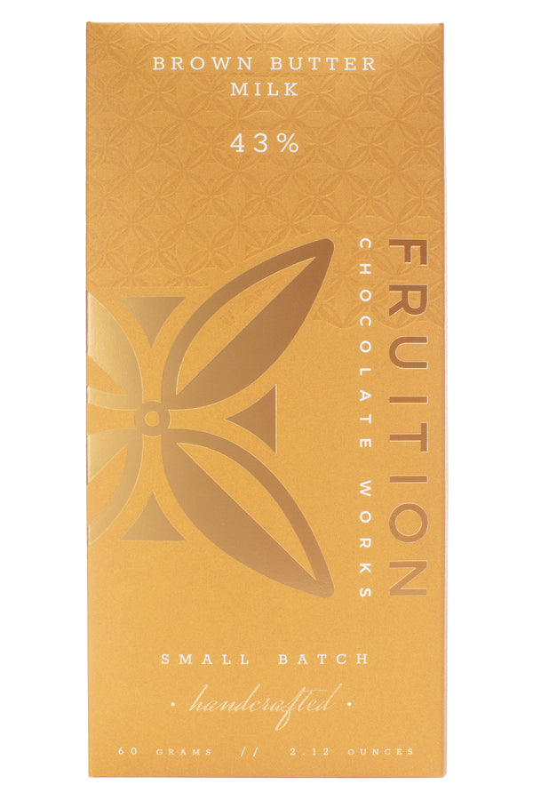 Brown Butter Milk Chocolate Bar - Fruition Chocolate Works