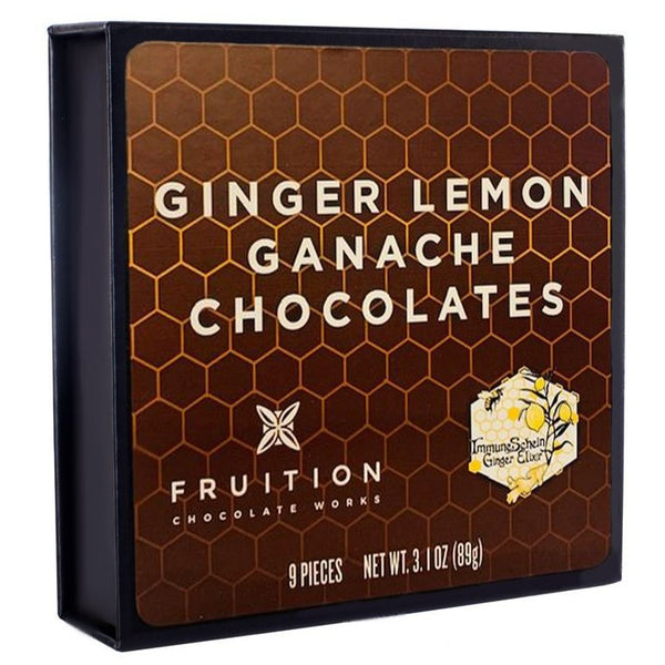 Ginger Lemon Chocolate Ganache Confections - Fruition Chocolate