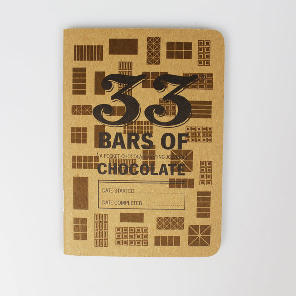 33 Bars of Chocolate Tasting Book - Fruition Chocolate