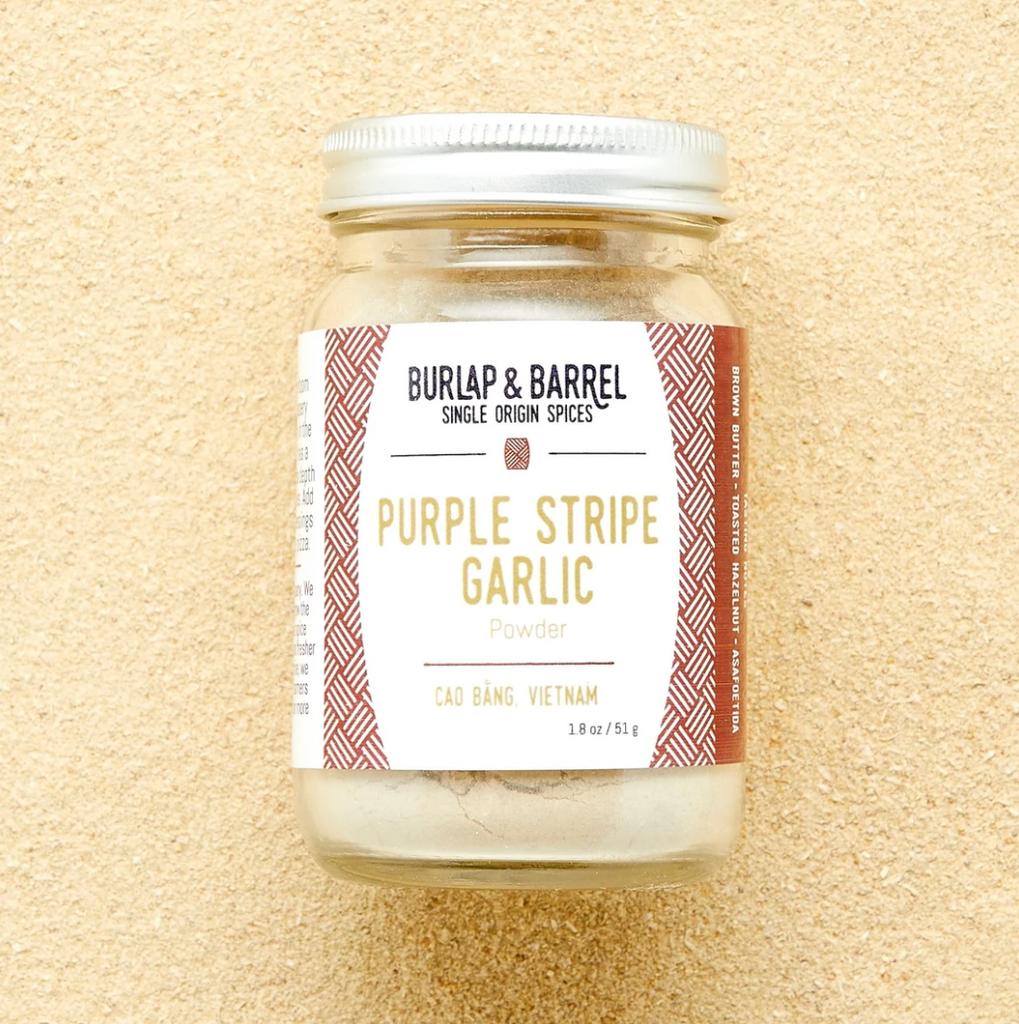Burlap and Barrel: Purple Stripe Garlic - Fruition Chocolate