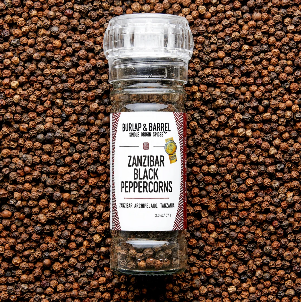 Burlap and Barrel: Zanzibar Black Peppercorns - Fruition Chocolate
